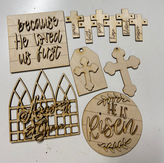 He is Risen Diy Cutouts