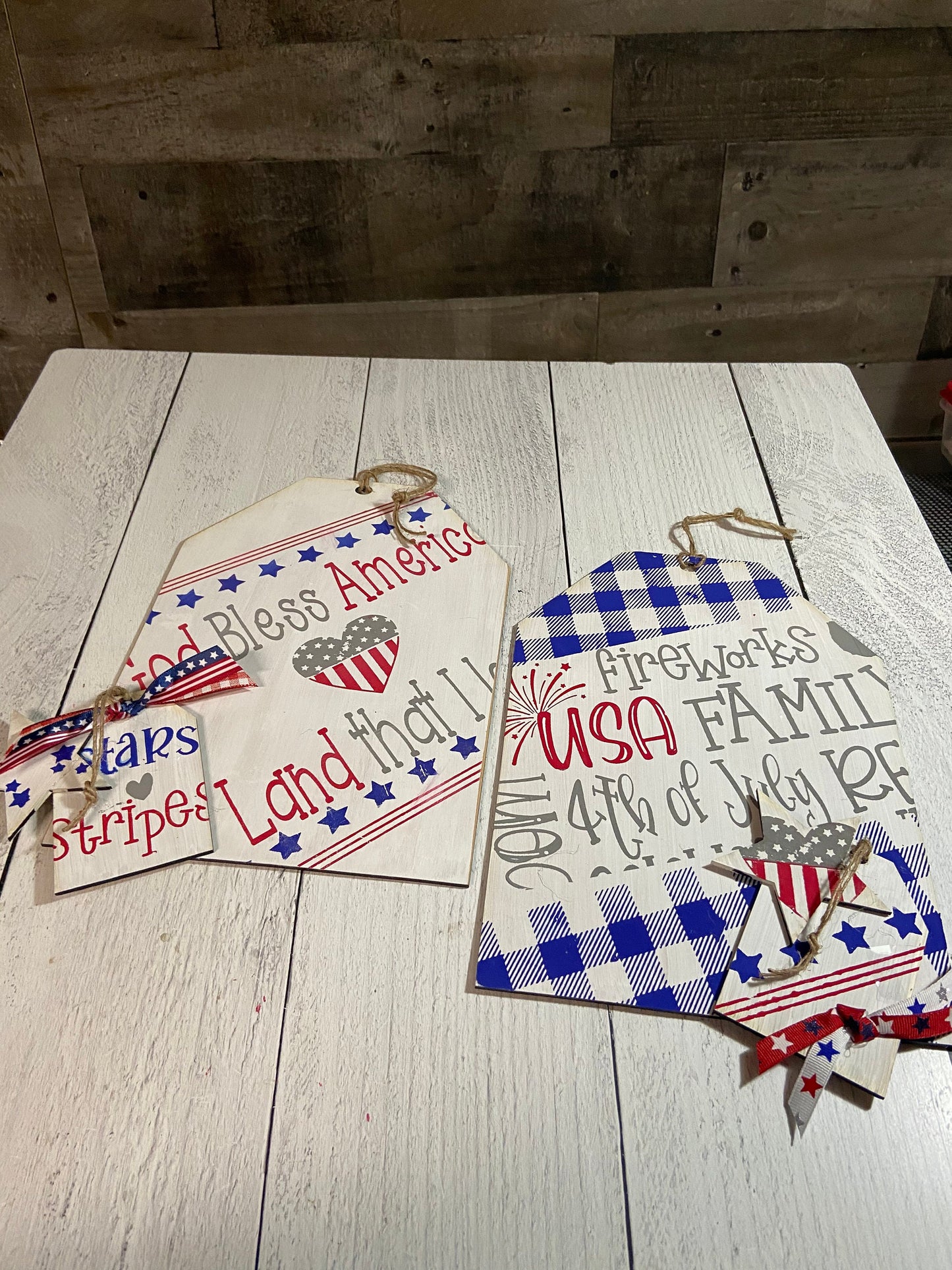 UNPAINTED Large tags