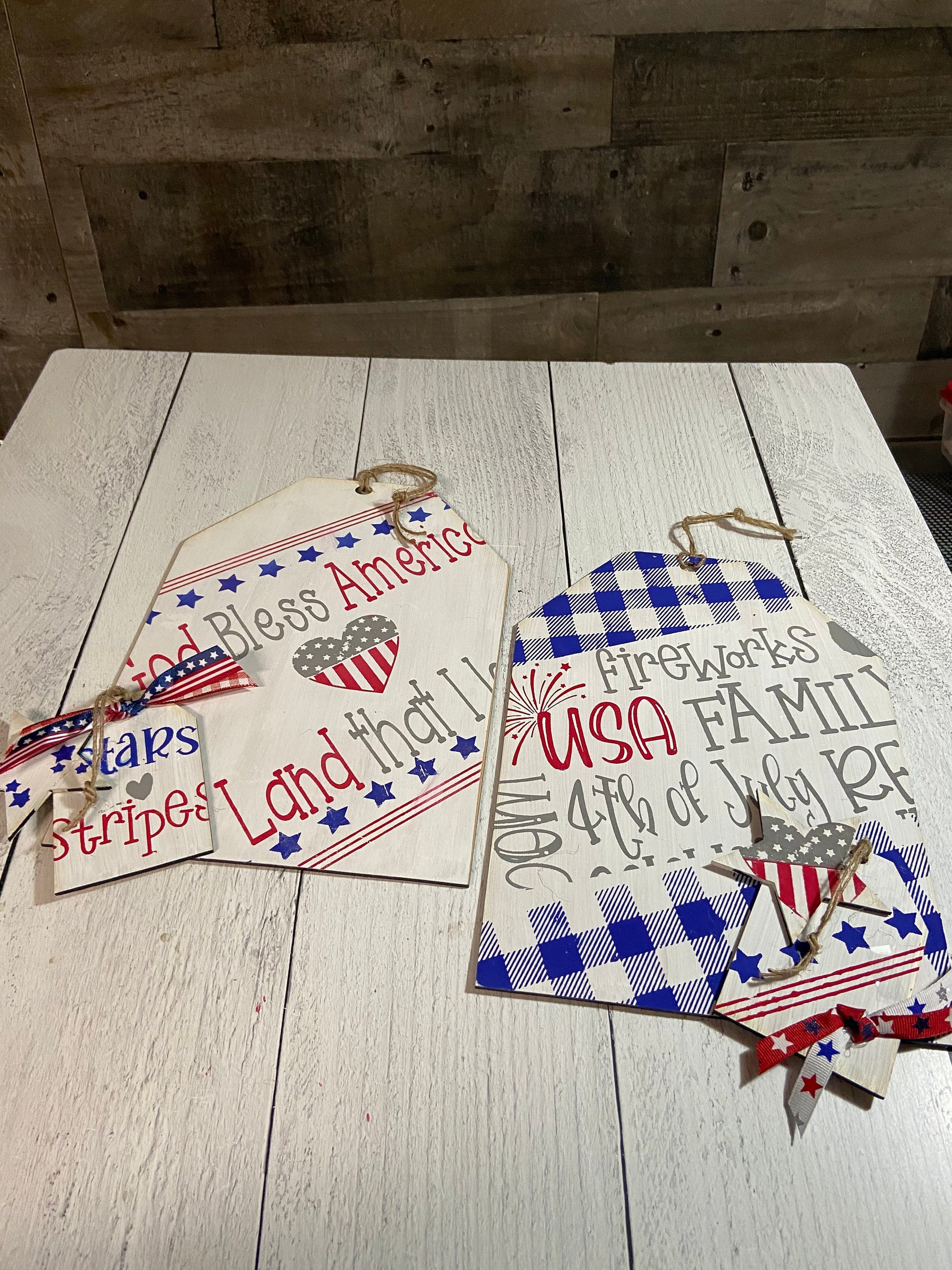 UNPAINTED Large tags