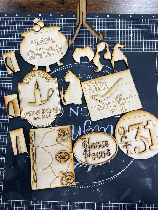 DIY Hocus Pocus Tray unpainted