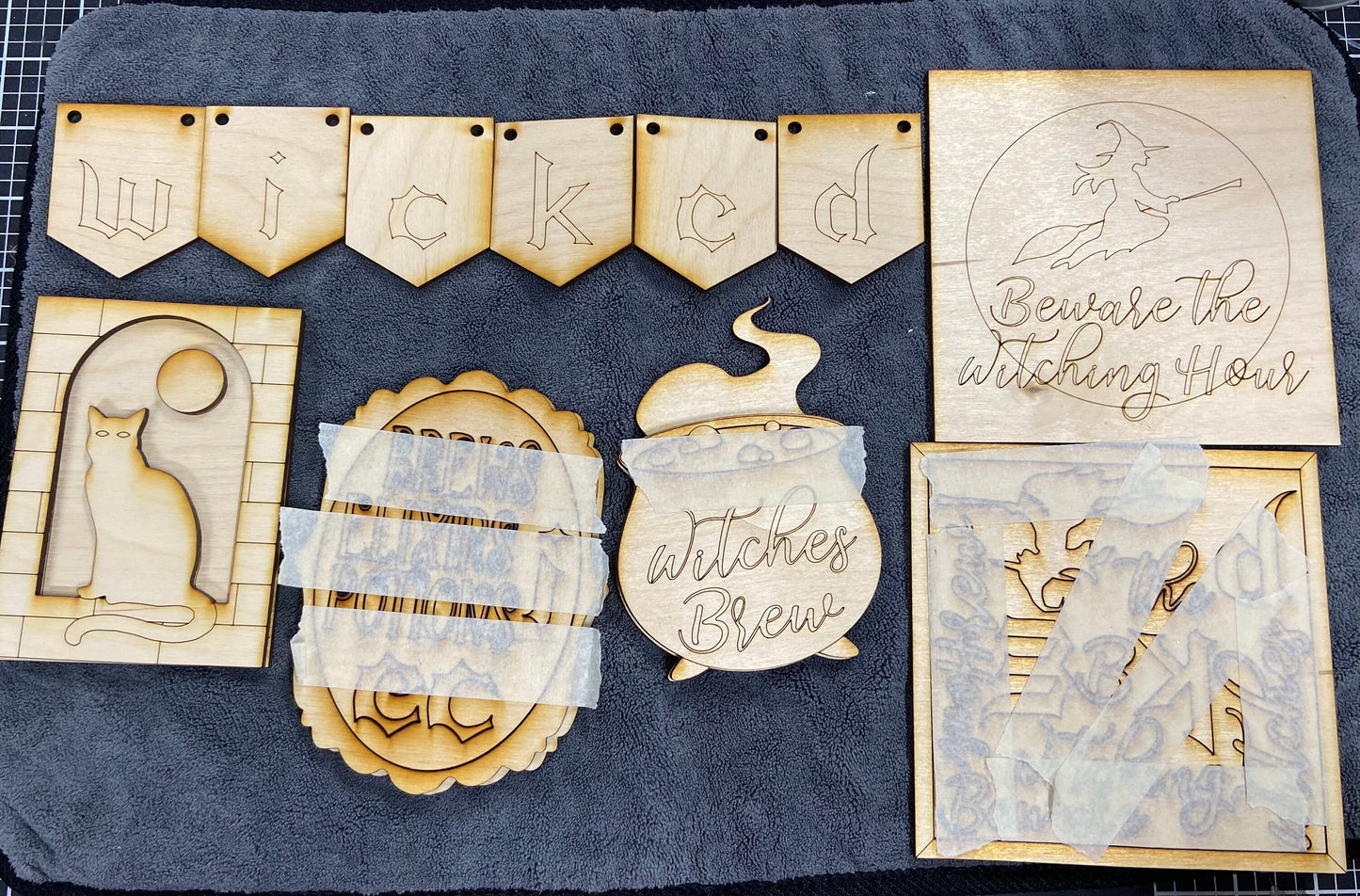 DIY Wicked Halloween tray