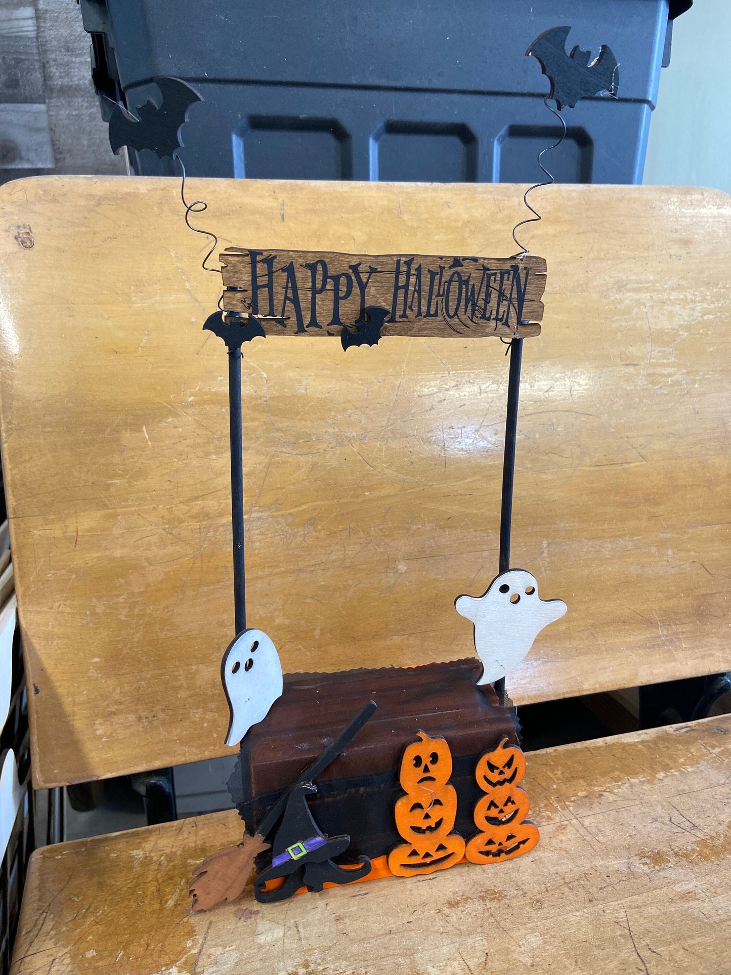 DIY UNPAINTED Happy Halloween mini cutouts