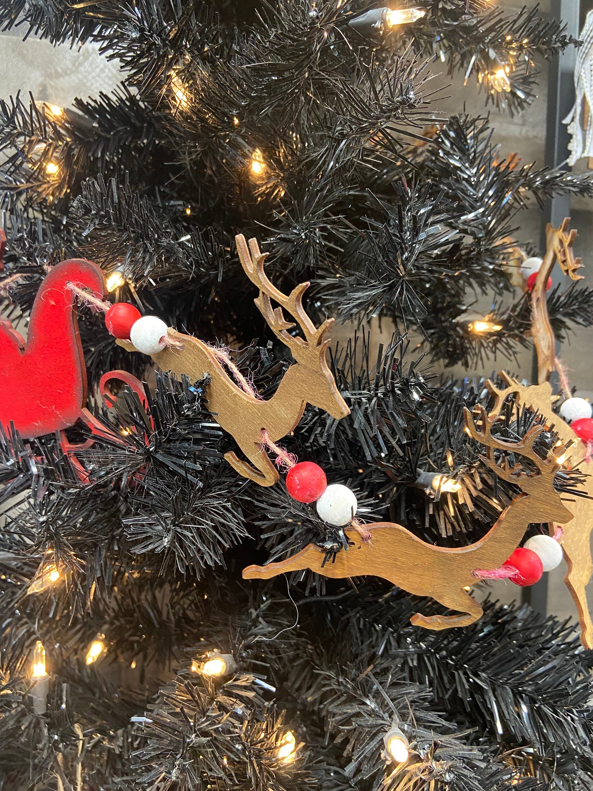 Santa Garland DIY unpainted