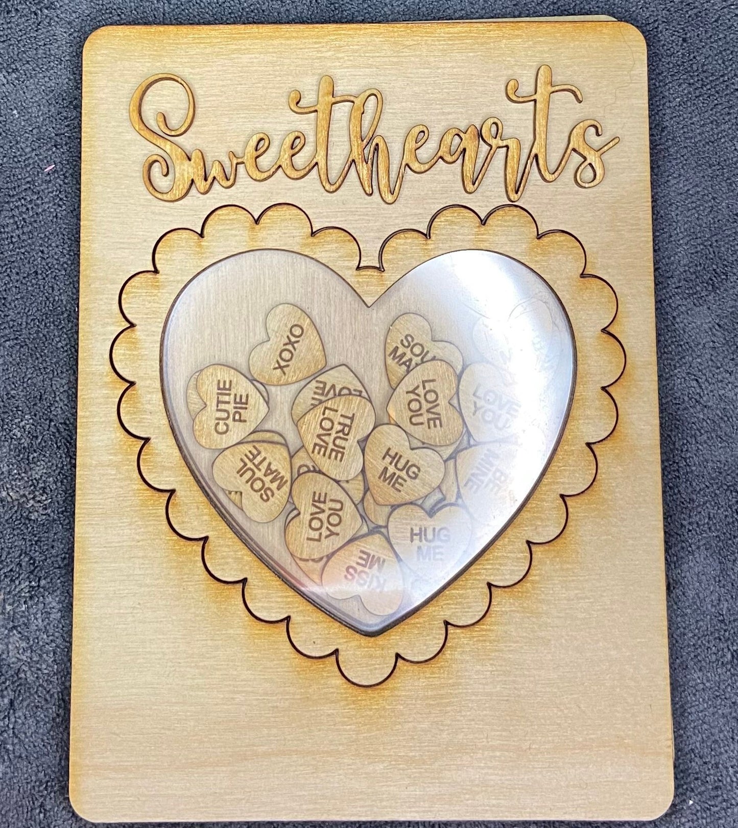 DIY Sweetheart conversation box Unpainted