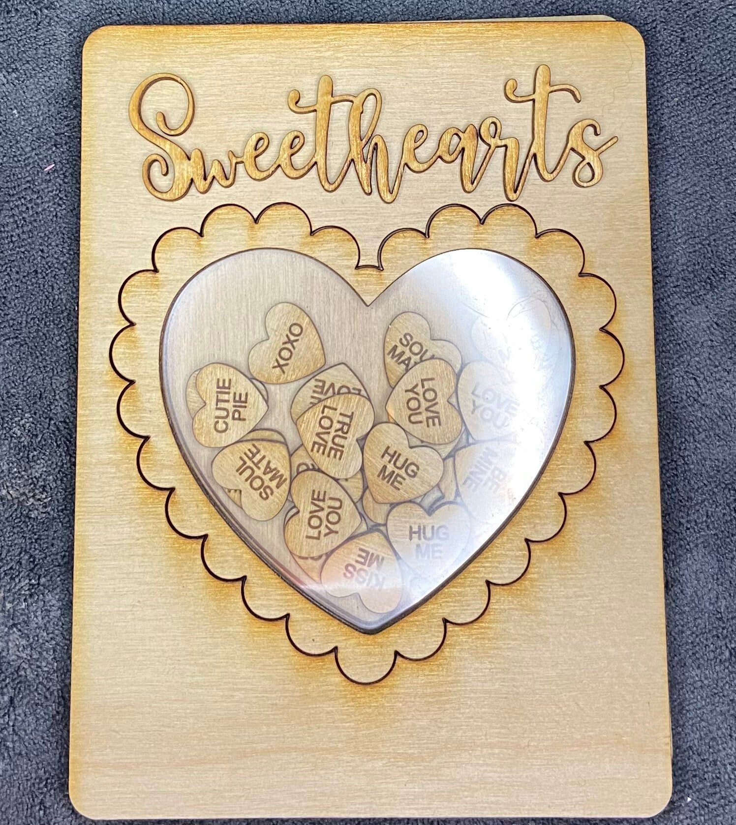 DIY Sweetheart conversation box Unpainted