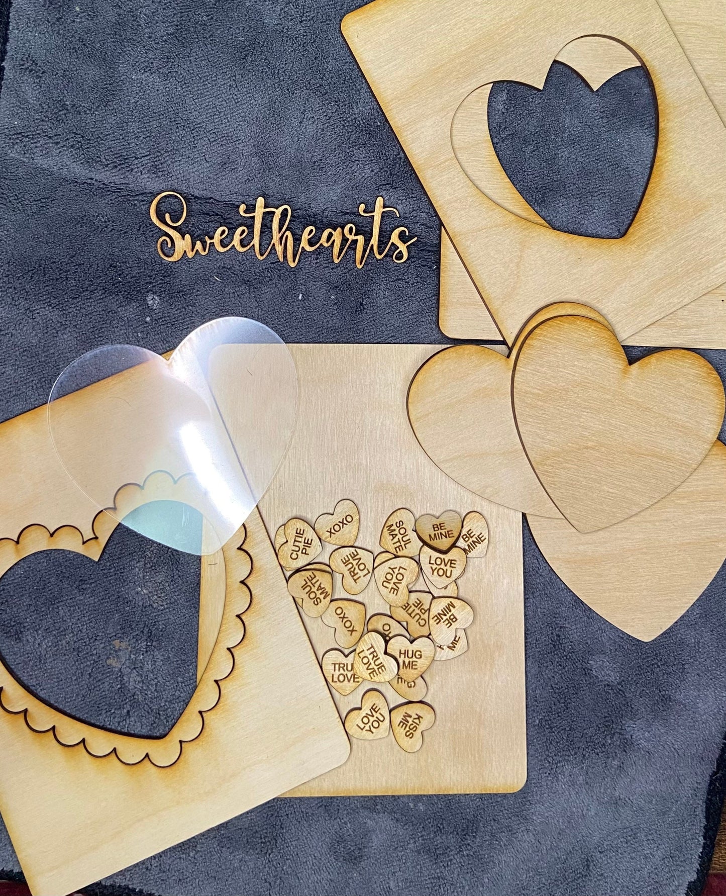 DIY Sweetheart conversation box Unpainted
