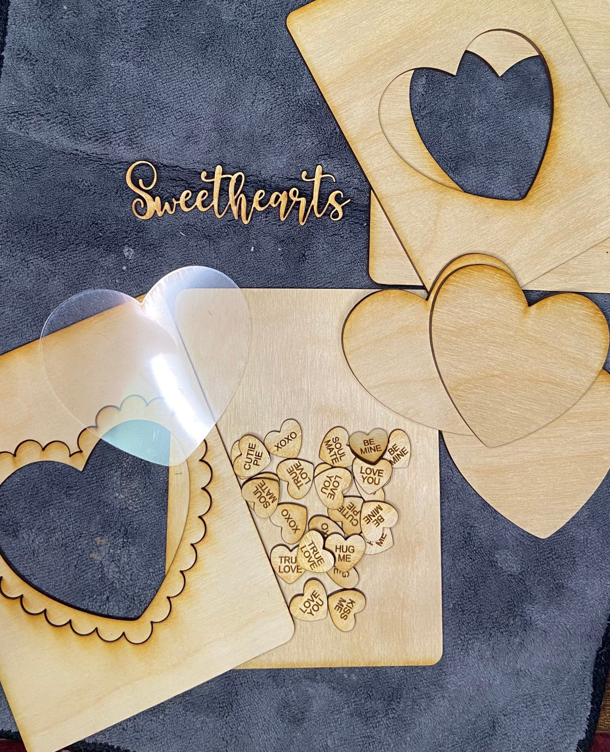 DIY Sweetheart conversation box Unpainted