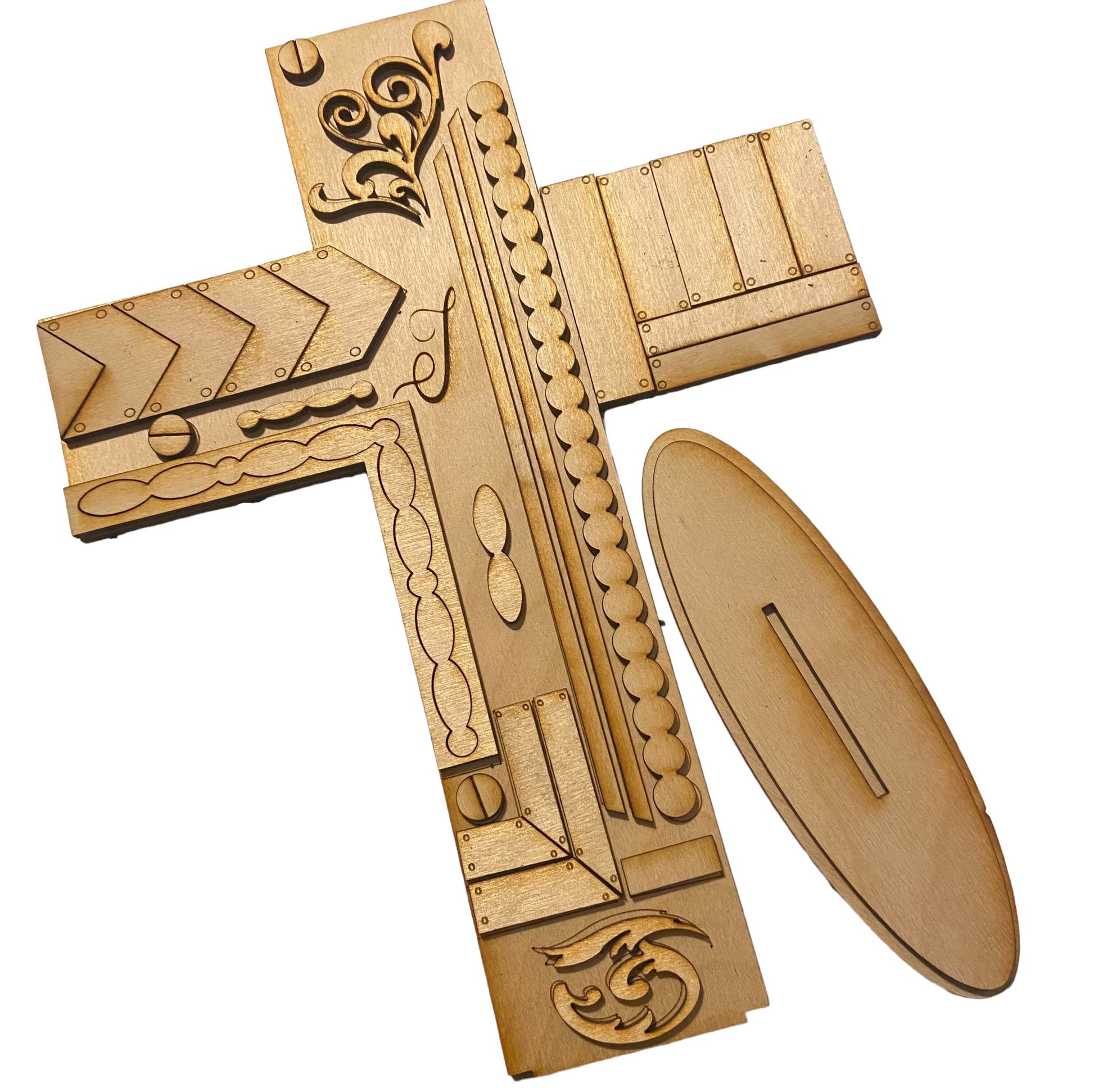 Vintage Cross DIY kit Unpainted