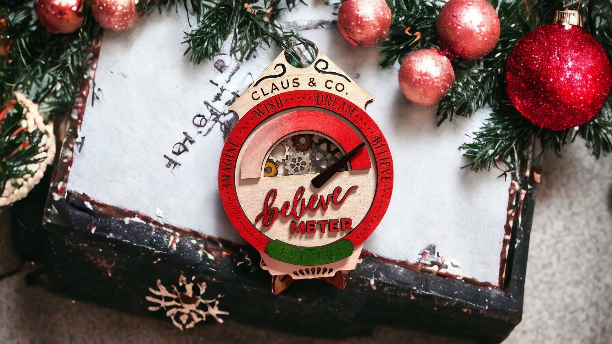 Believe in holiday magic meter DIY kit