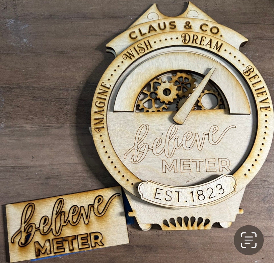 Believe in holiday magic meter DIY kit