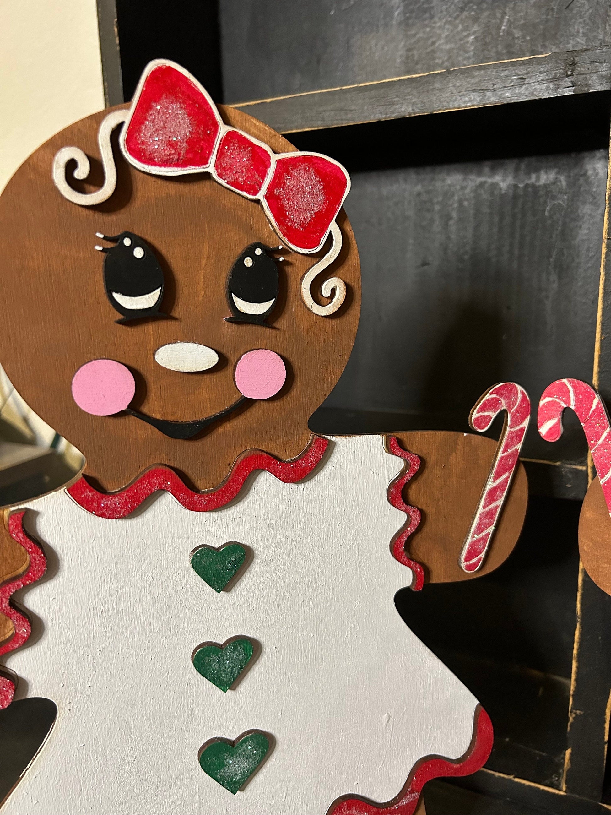 DIY Gingerbread Man/Woman Unpainted (LARGE SIZE)