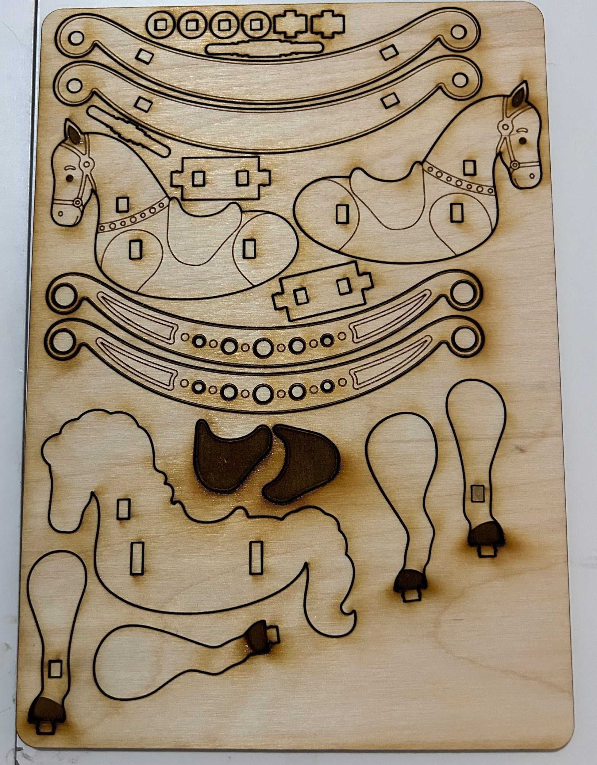 Toy rocking horse DIY