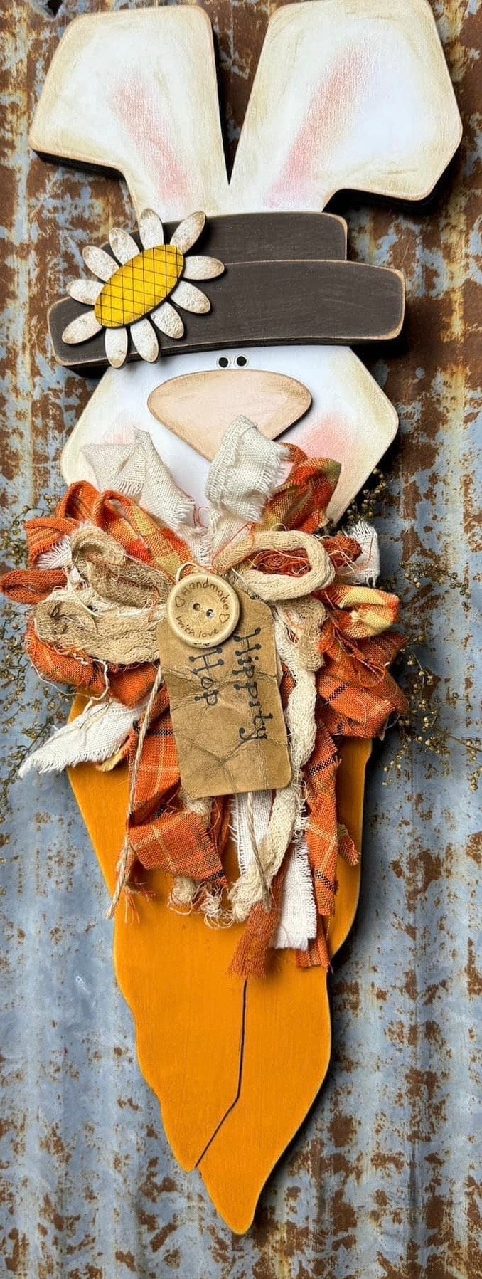 Carrot Top Bunny DIY UNPAINTED
