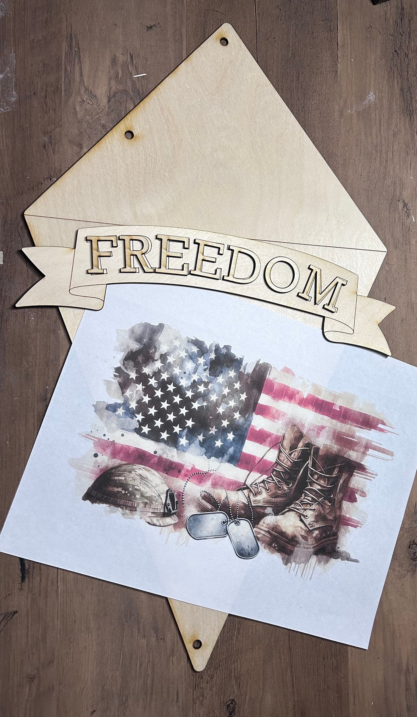 DIY LARGE Freedom Kite (unpainted)