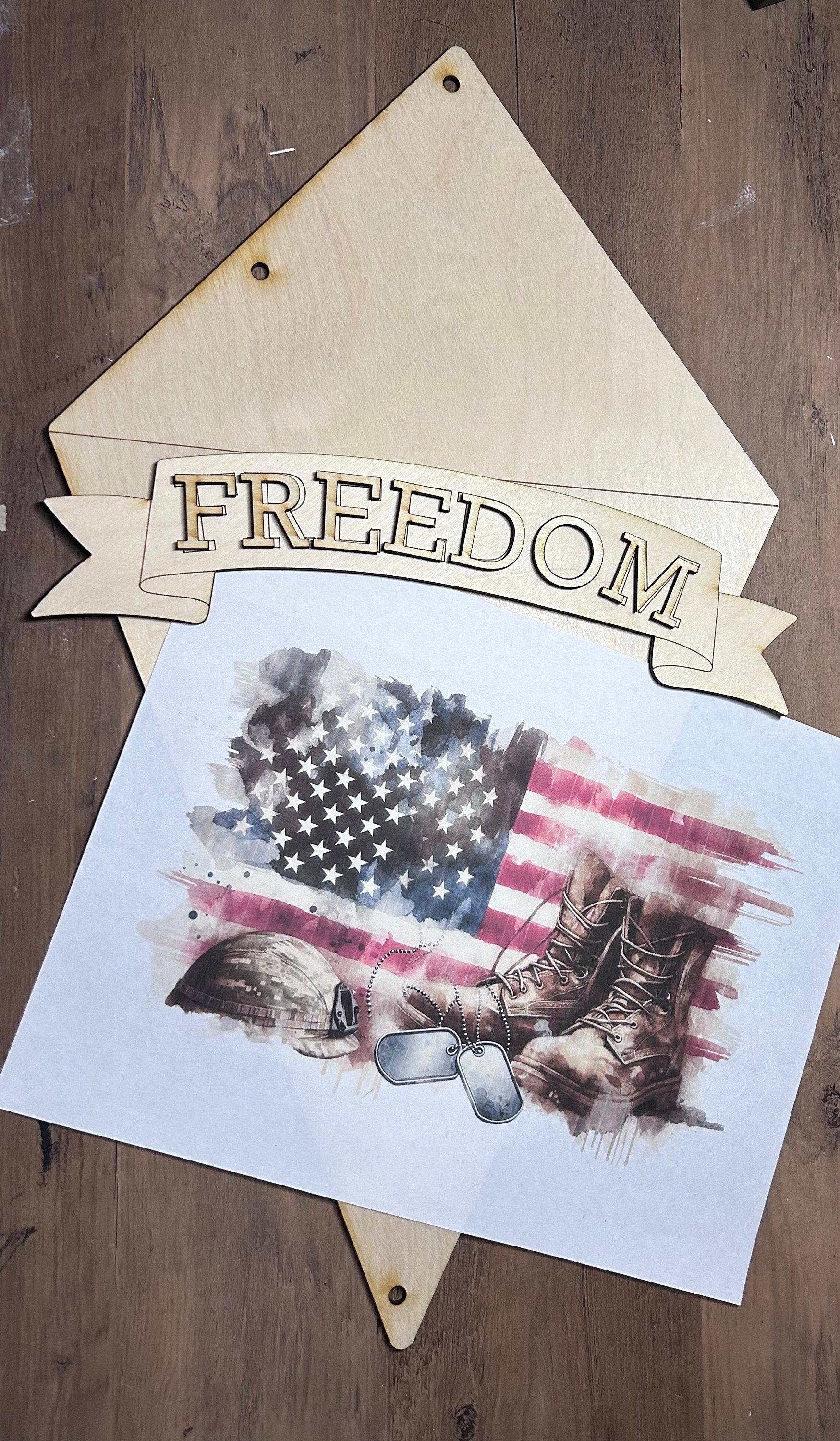 DIY LARGE Freedom Kite (unpainted)