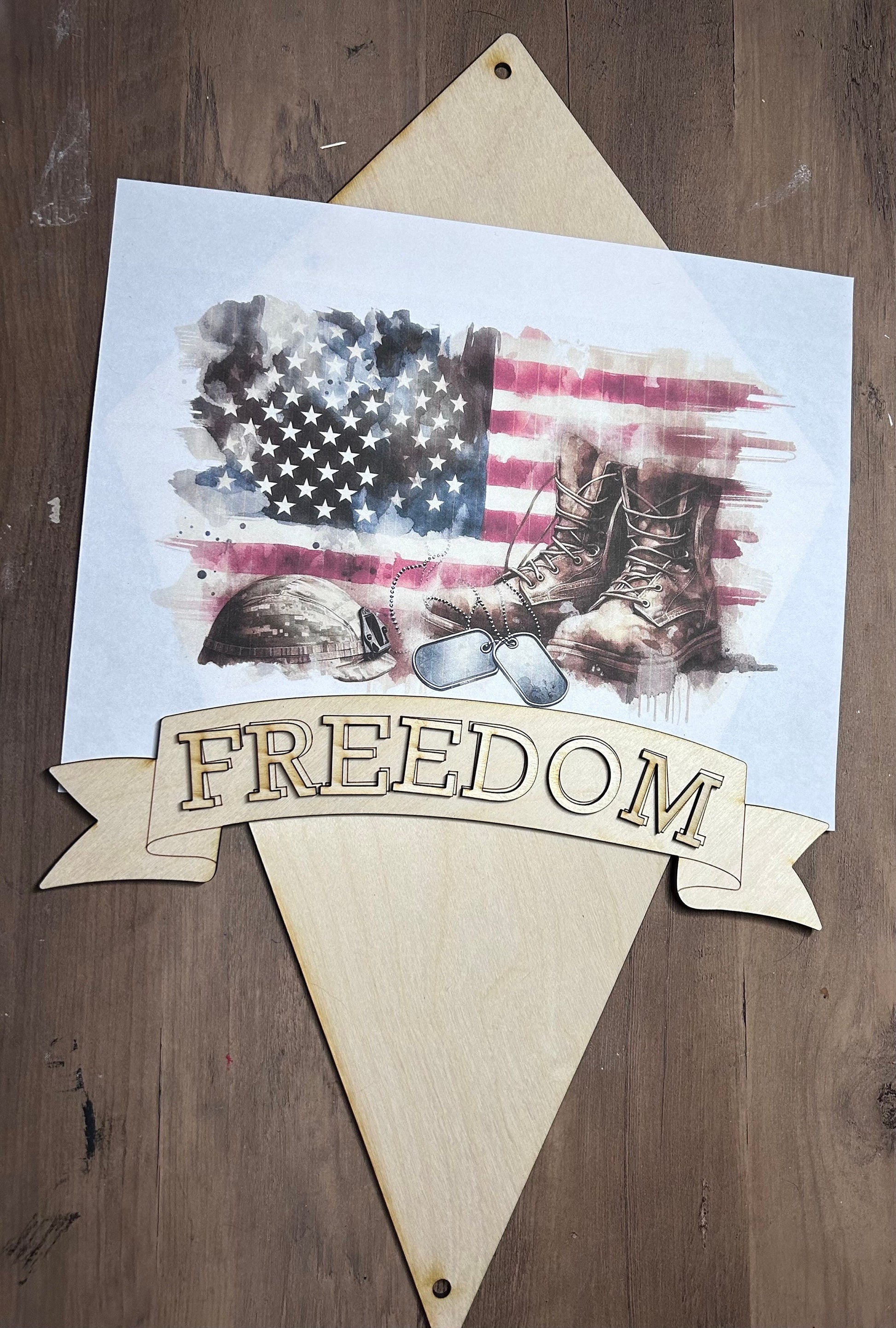 DIY LARGE Freedom Kite (unpainted)