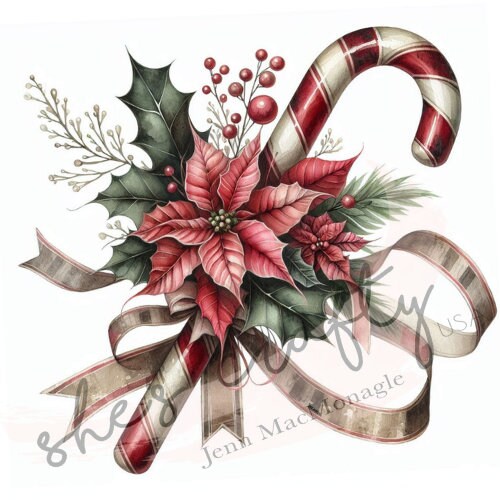 Candycanes Printable BUNDLE (Not a physical item)
