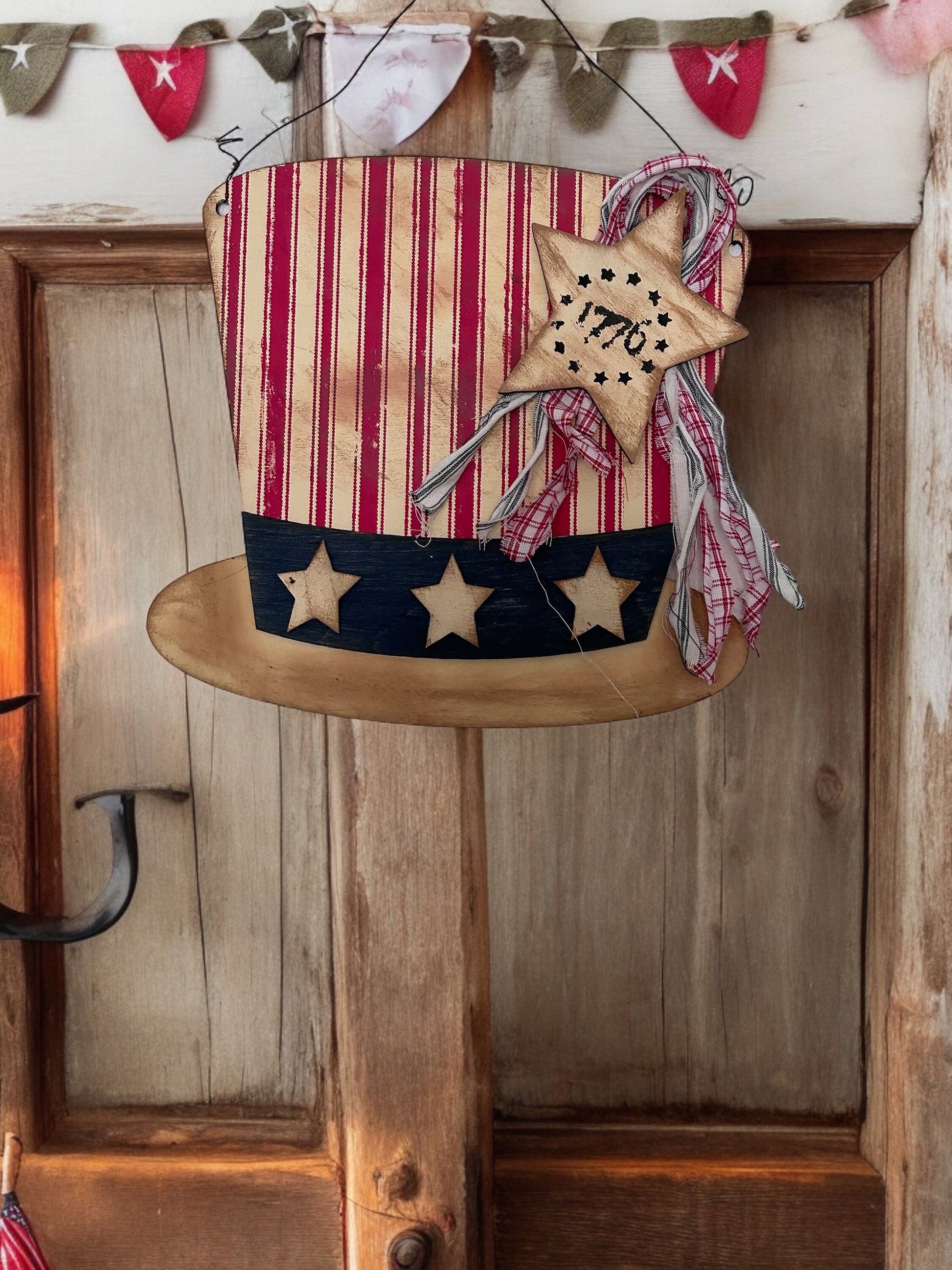 LARGE Uncle Sam’s Hat Unpainted