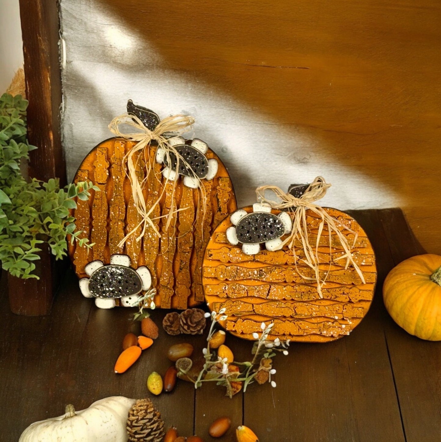 Barnwood Pumpkins Unpainted Kit