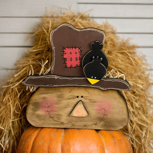 Primitive Harvest Scarecrow Head Unpainted Kit