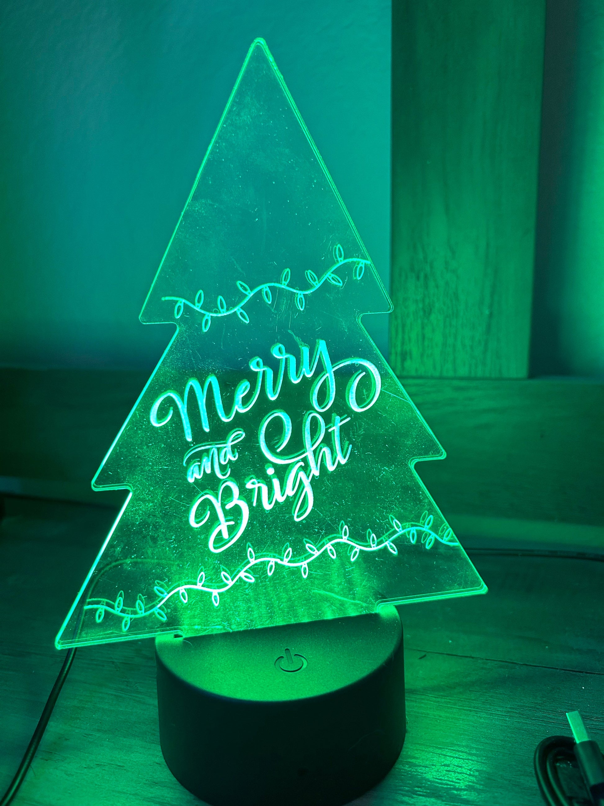 Merry and Bright Tree Light