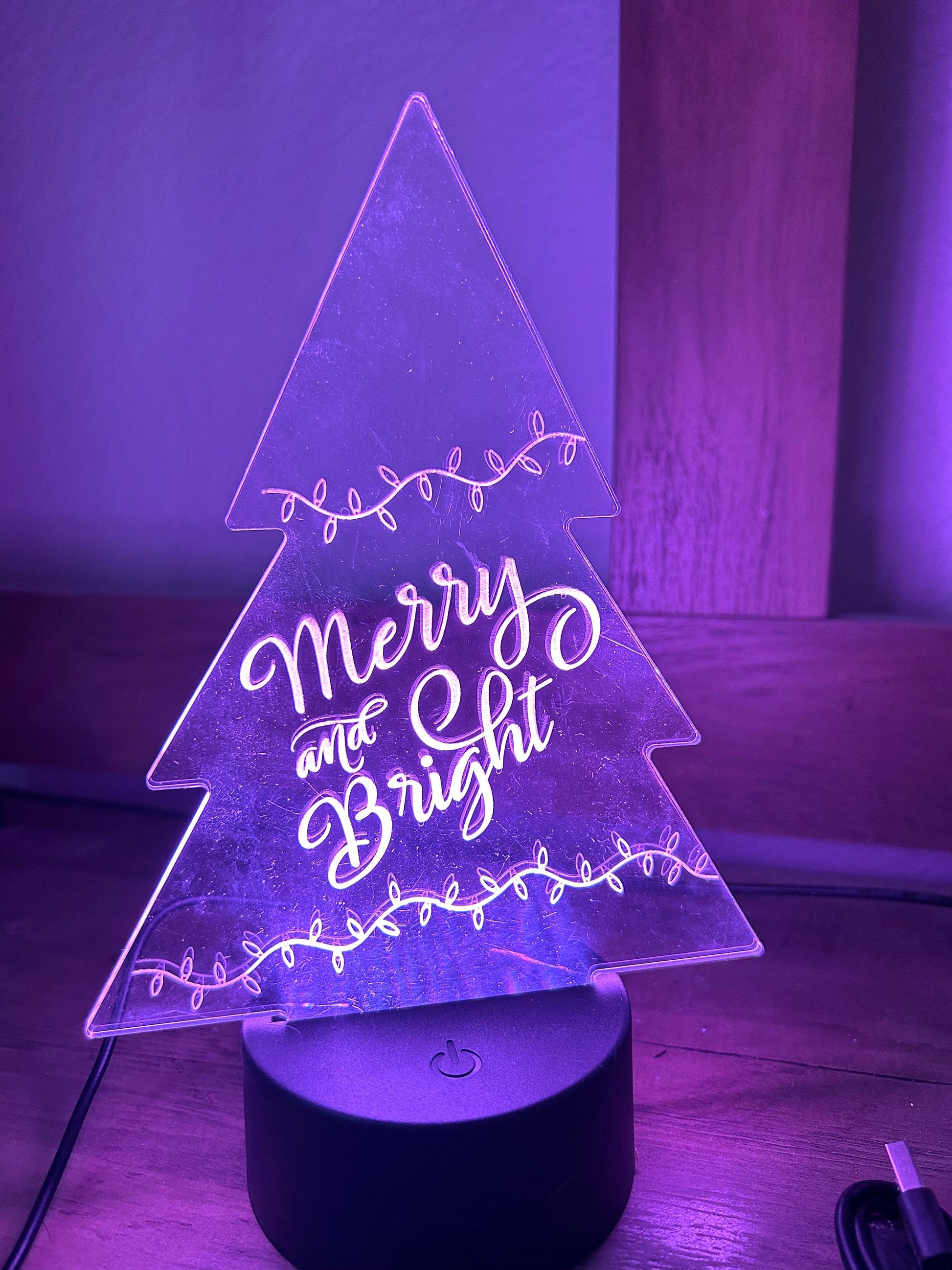 Merry and Bright Tree Light