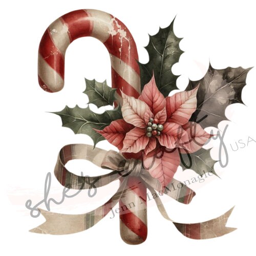 Candycanes Printable BUNDLE (Not a physical item)