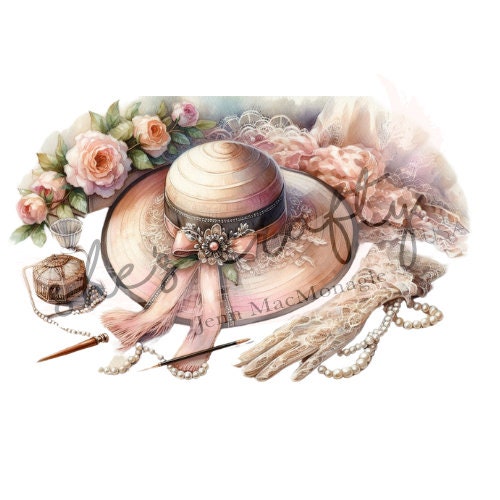 Ladies Hats Printable BUNDLE (Not a physical item)