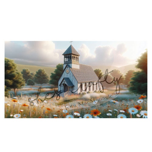 Country Church Printable Bundle (Not a physical item)