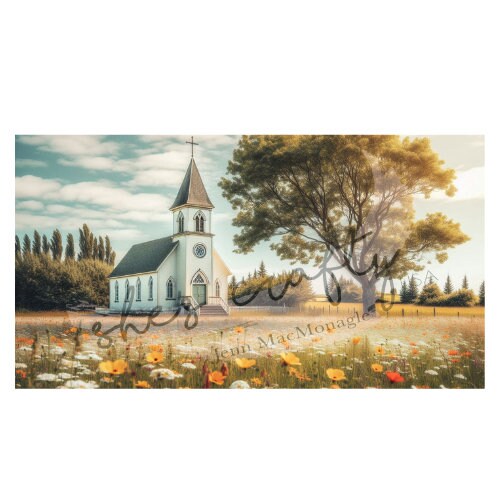 Country Church Printable Bundle (Not a physical item)