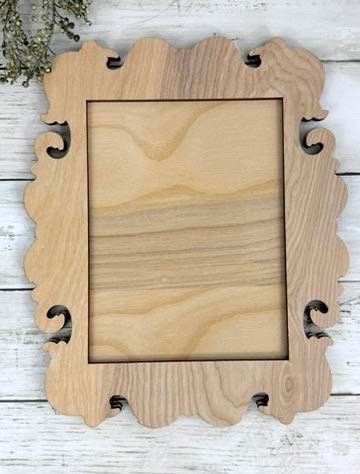 Wooden Vintage Insipred Photo Frames (UNPAINTED and UNASSEMBLED)