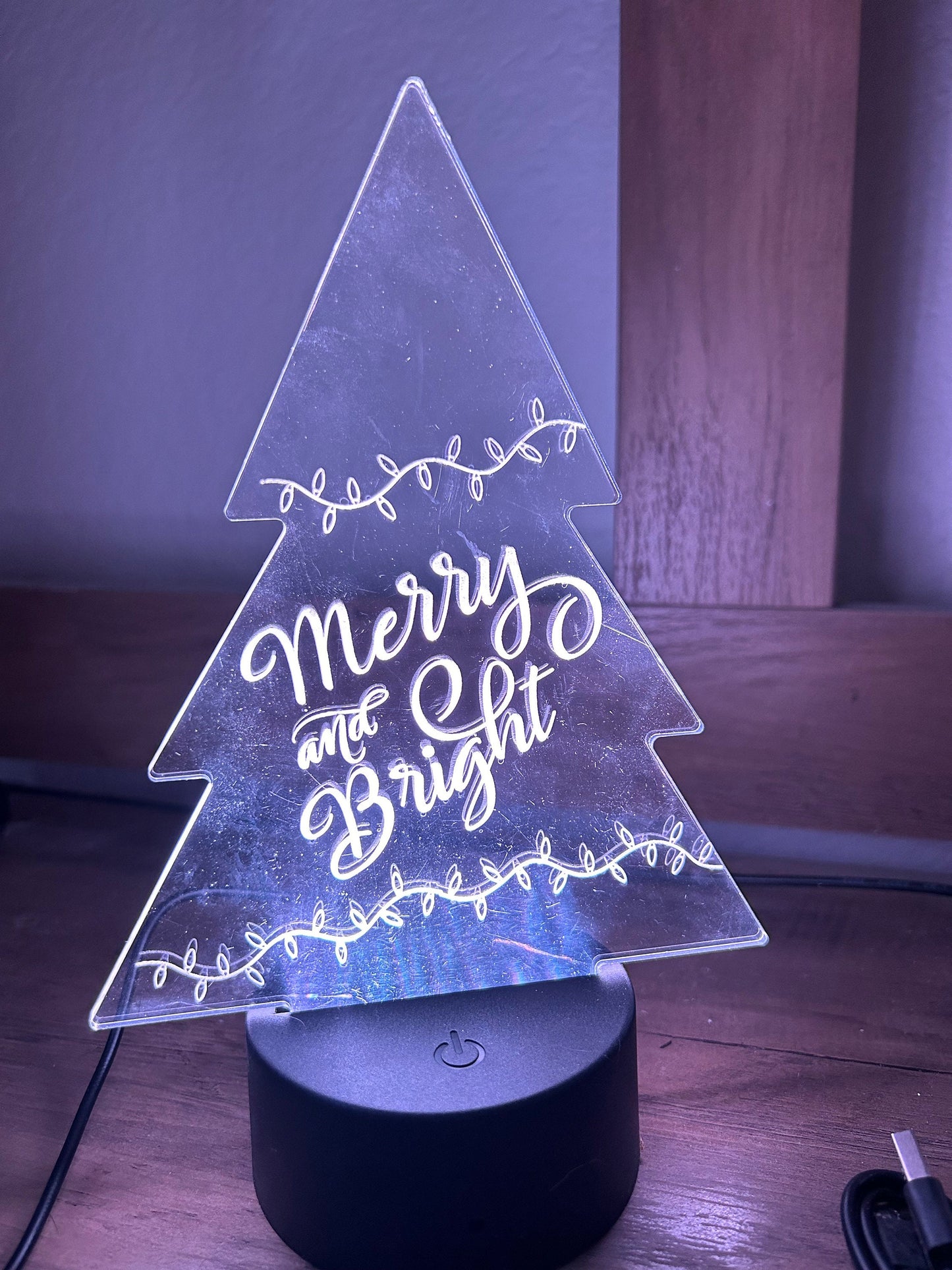 Merry and Bright Tree Light