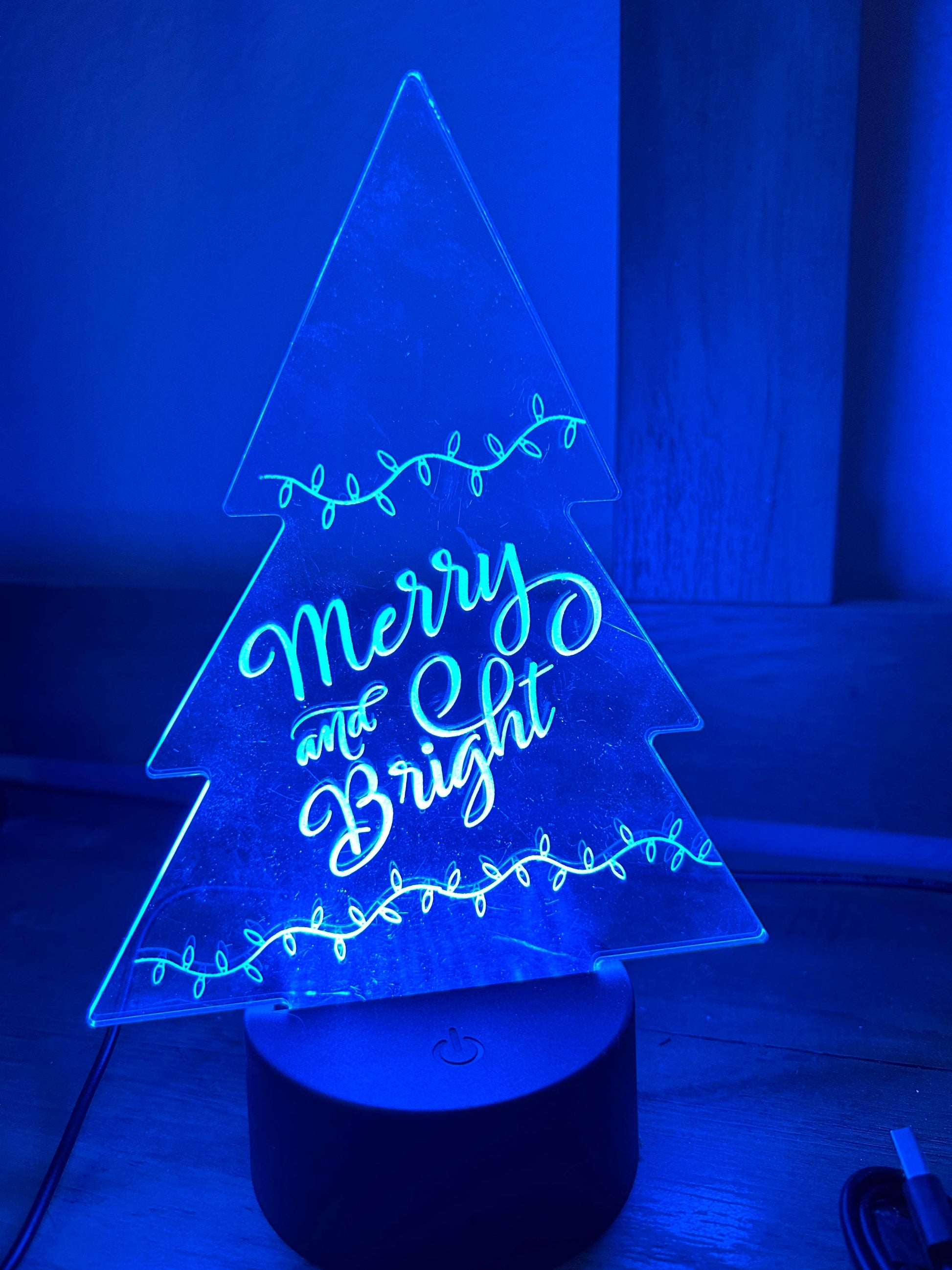 Merry and Bright Tree Light