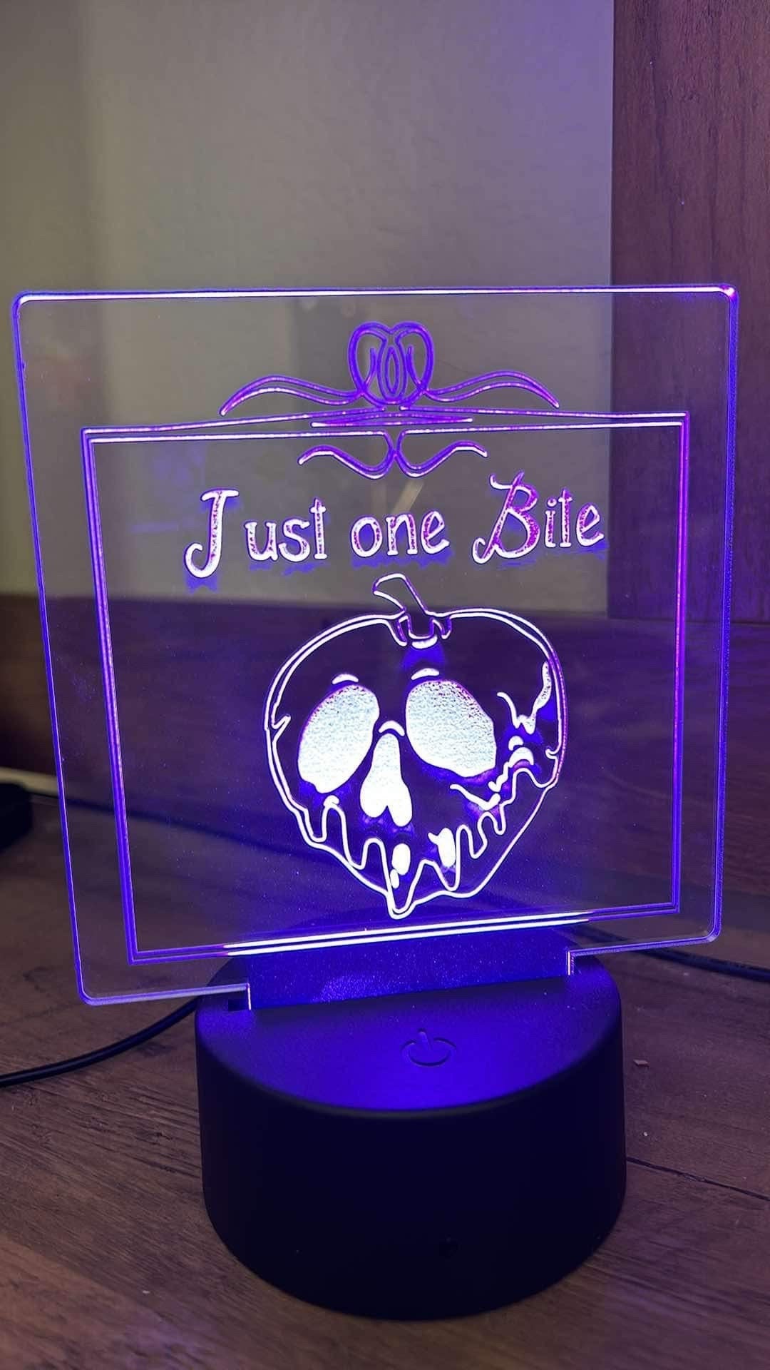 Poisoned Apple Just one Bite Desk Light