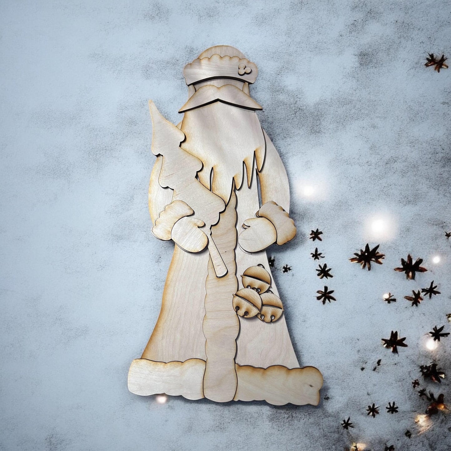 Old world Santa Shelf Sitter Unpainted/ Unassembled DIY Kit (Do it yourself)