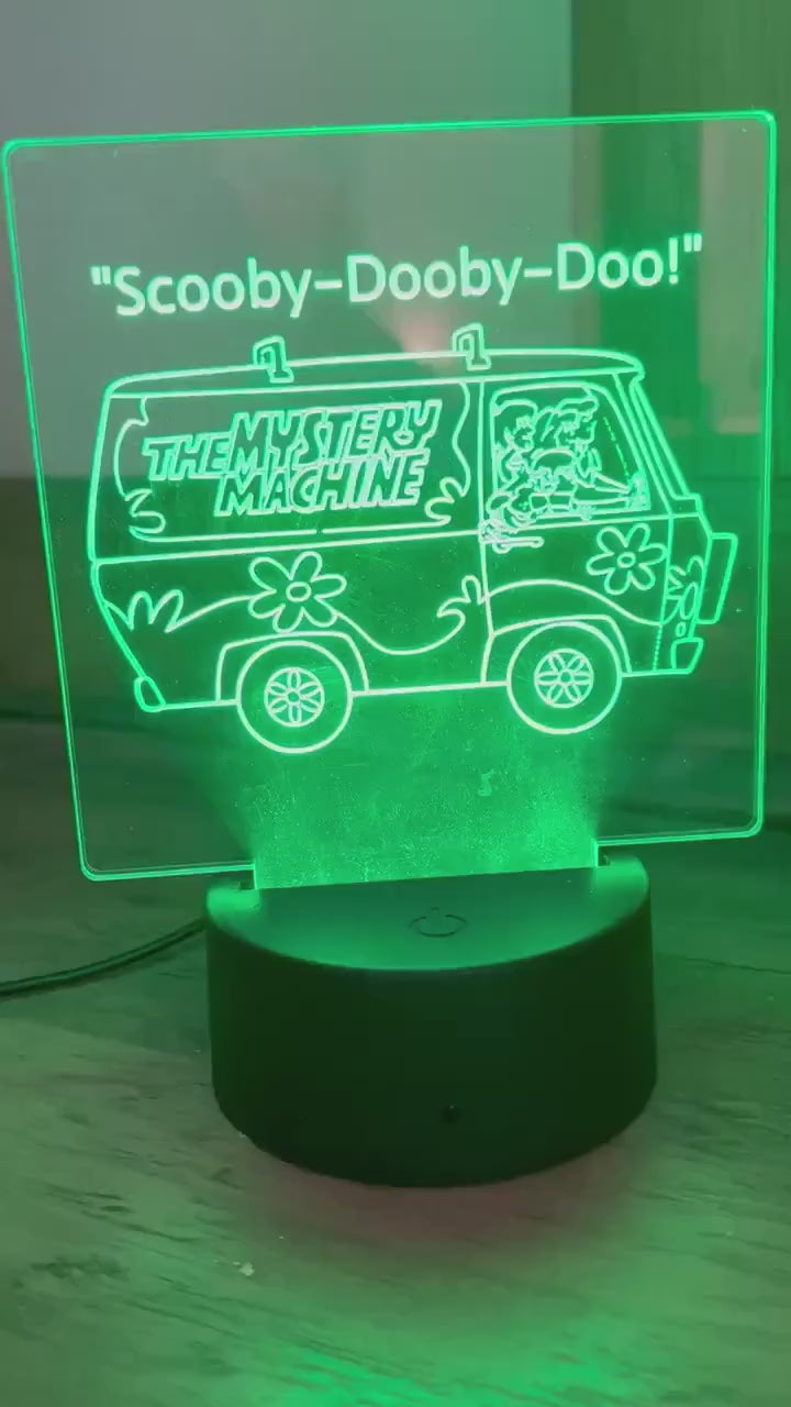 Scooby Dooby Doo! The Mystery Machine Desk Light