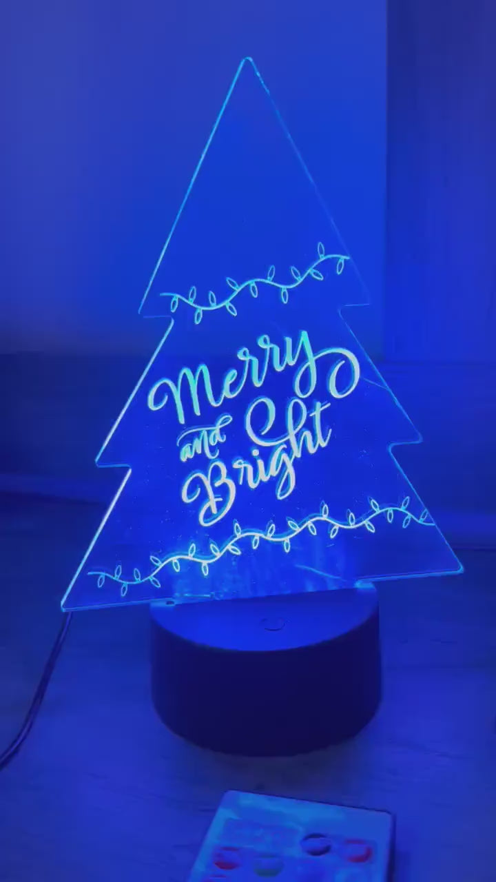 Merry and Bright Tree Light