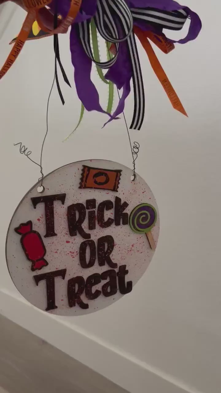 Trick or Treat DIY Sign Set