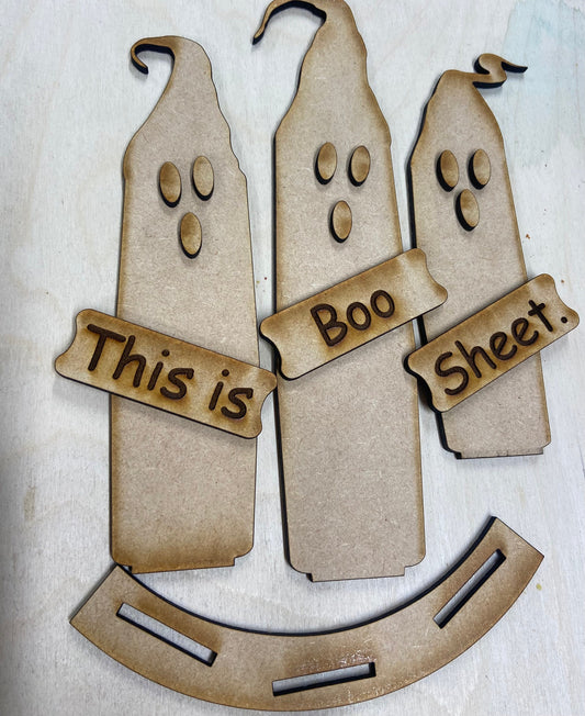 DIY BOO SHEET