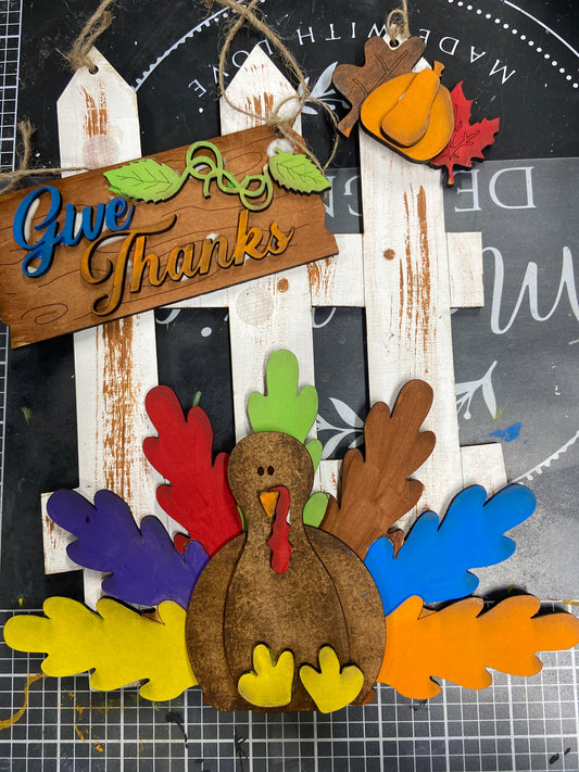 DIY Turkey with FENCE unpainted