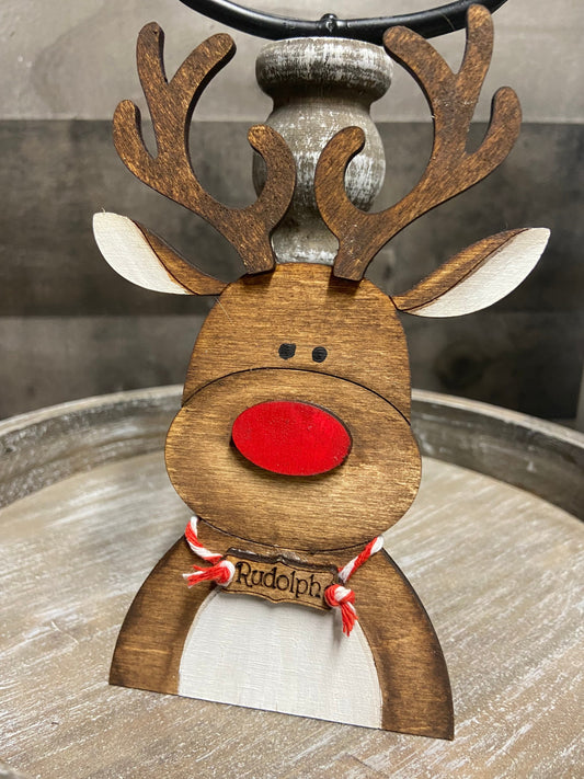 Reindeer cutout UNPAINTED