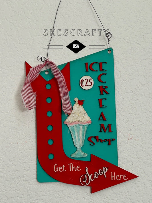 Ice Cream shop DIY (unpainted)