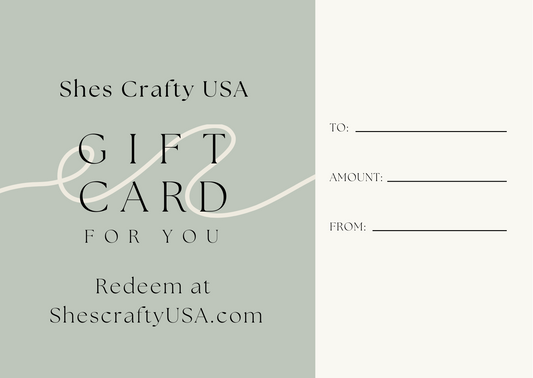 Shes Crafty Gift Card