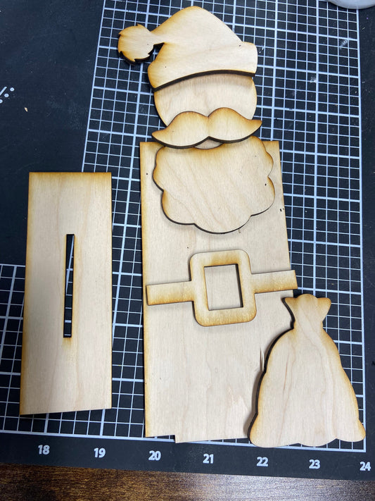 DIY unpainted SANTA