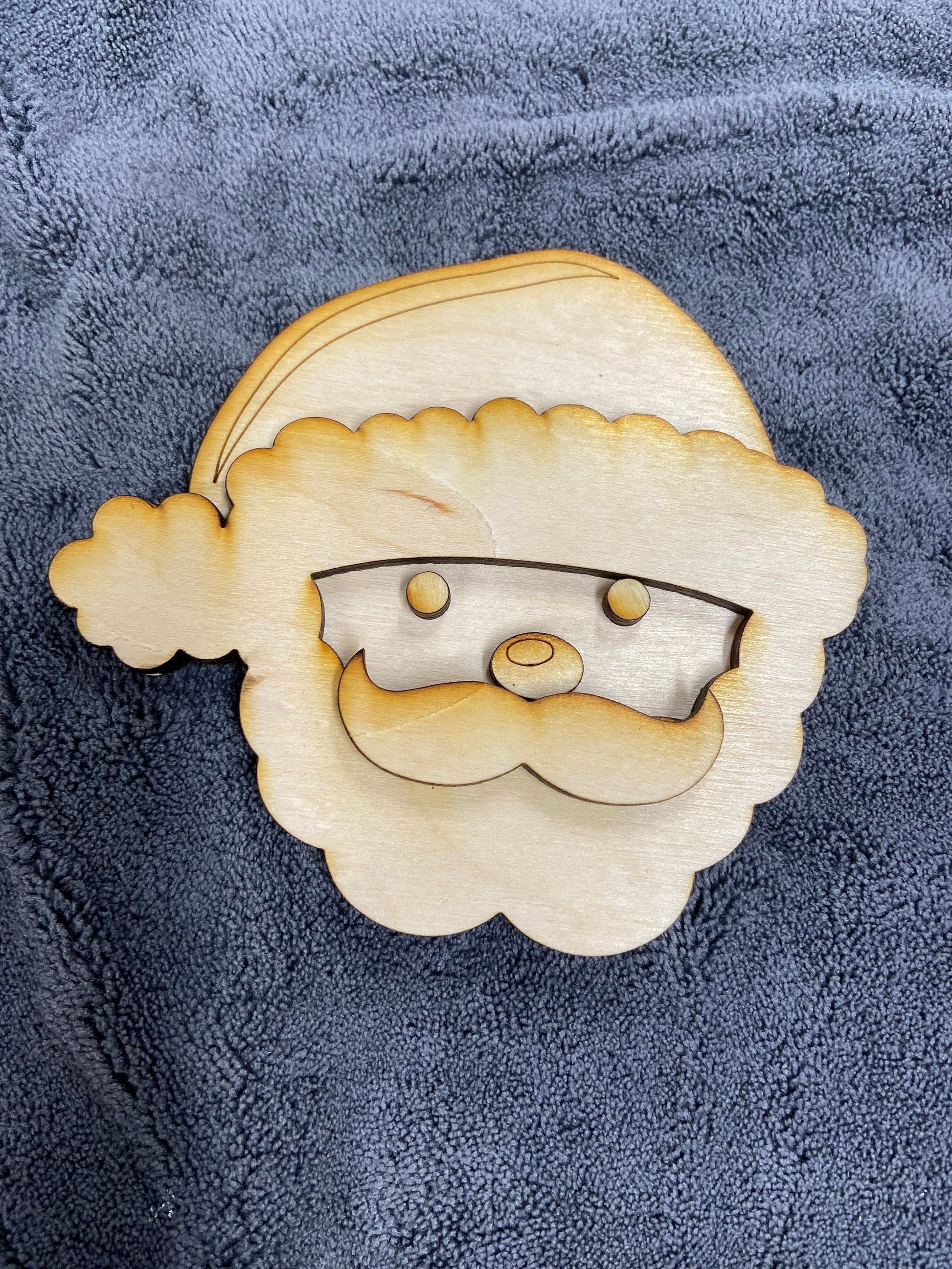 DIY UNPAINTED SANTA