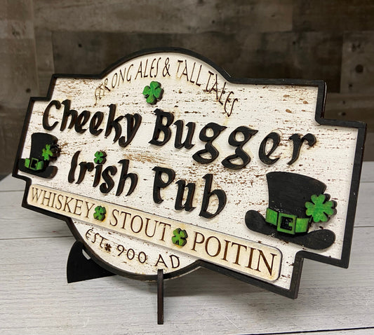 SVG Digital File Irish Pub