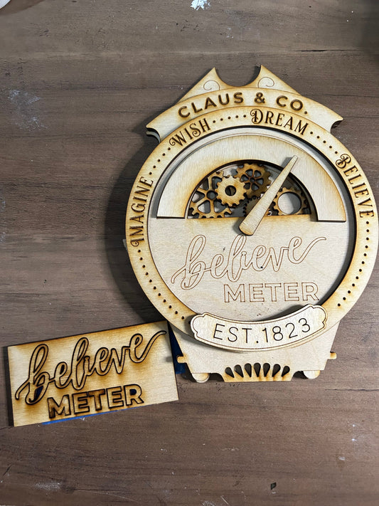 Believe in holiday magic meter DIY kit