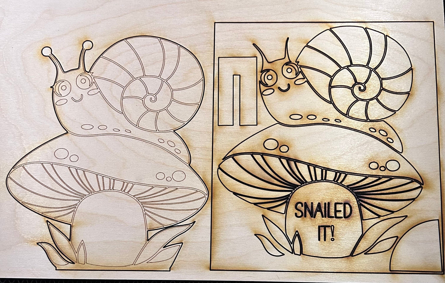 Snailed it Diy unpainted Snail kit