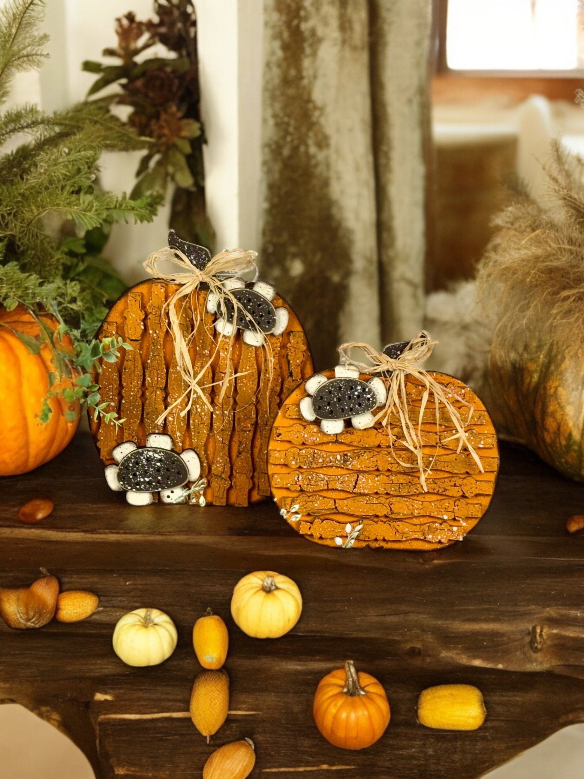 Barnwood Pumpkins Unpainted Kit