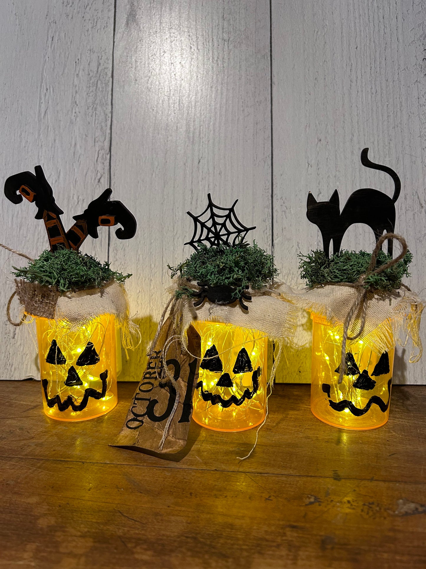 Halloween Pill bottle toppers DIY kit